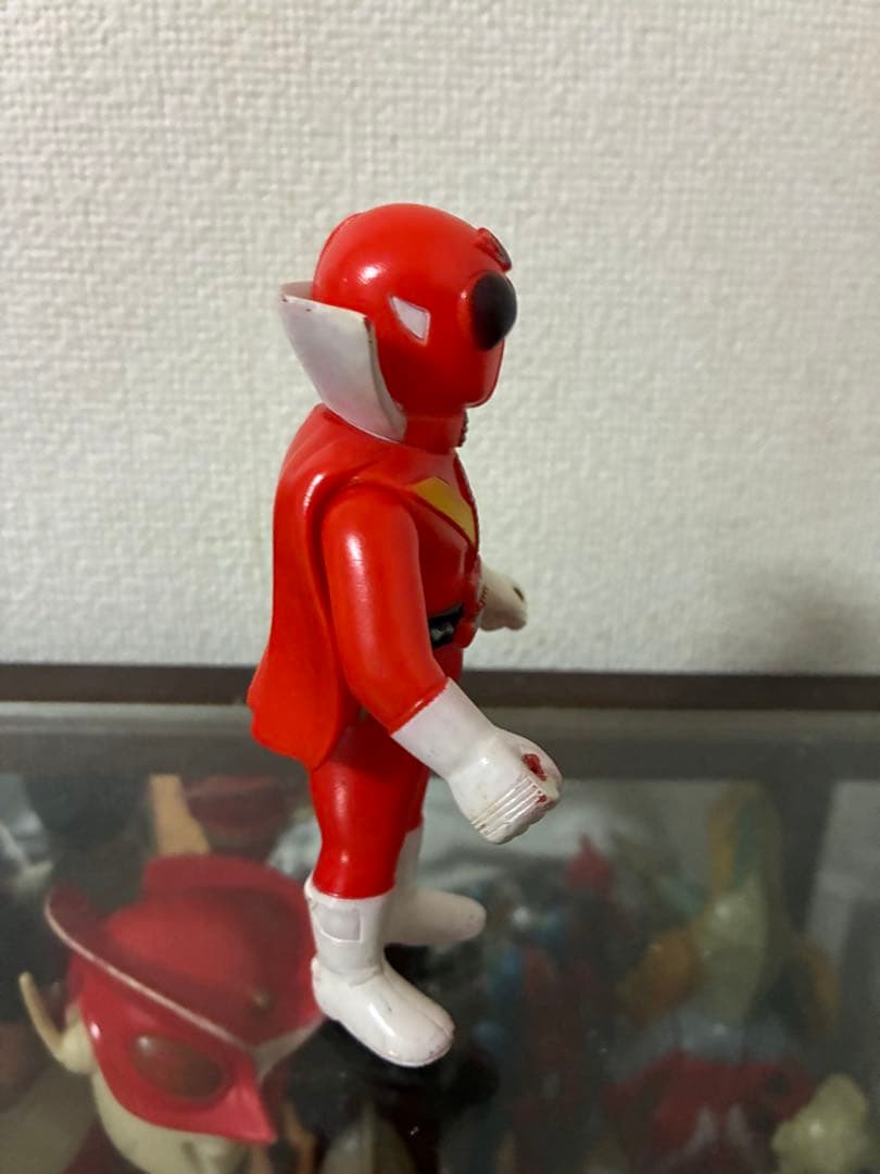 アカレンジャー　ソフビ　ポピー　美品