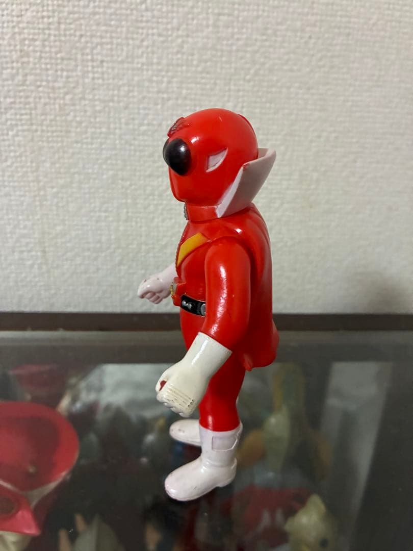 アカレンジャー　ソフビ　ポピー　美品