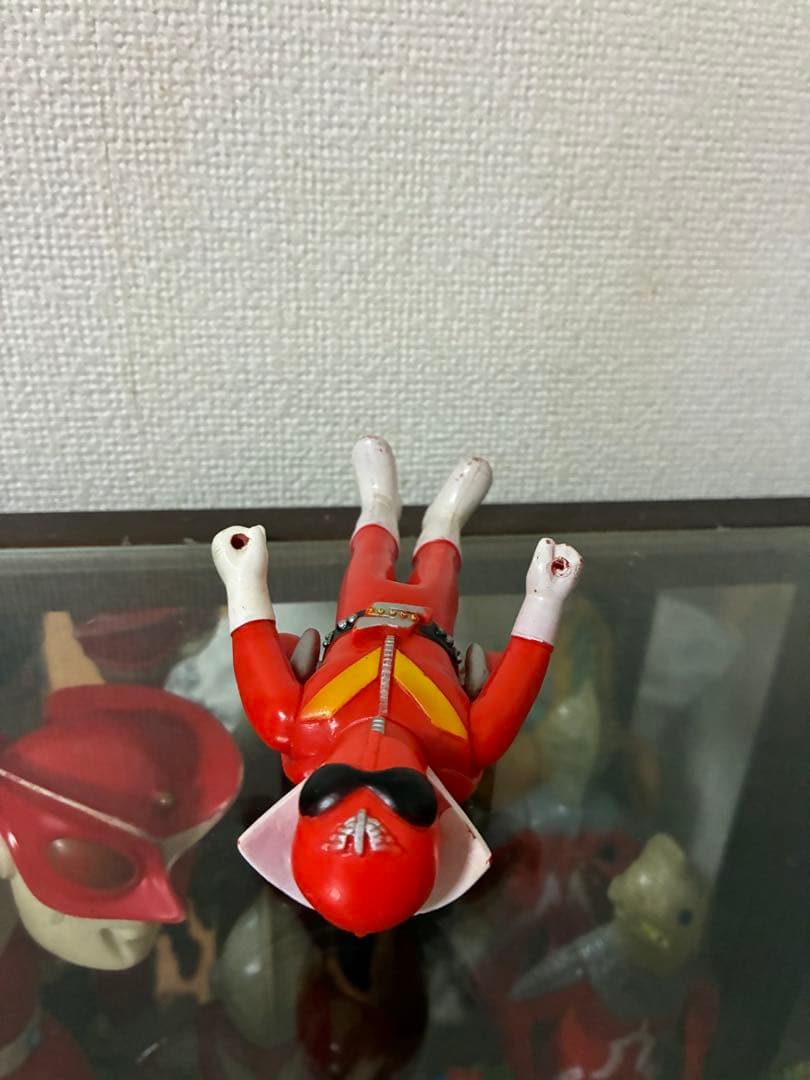 アカレンジャー　ソフビ　ポピー　美品
