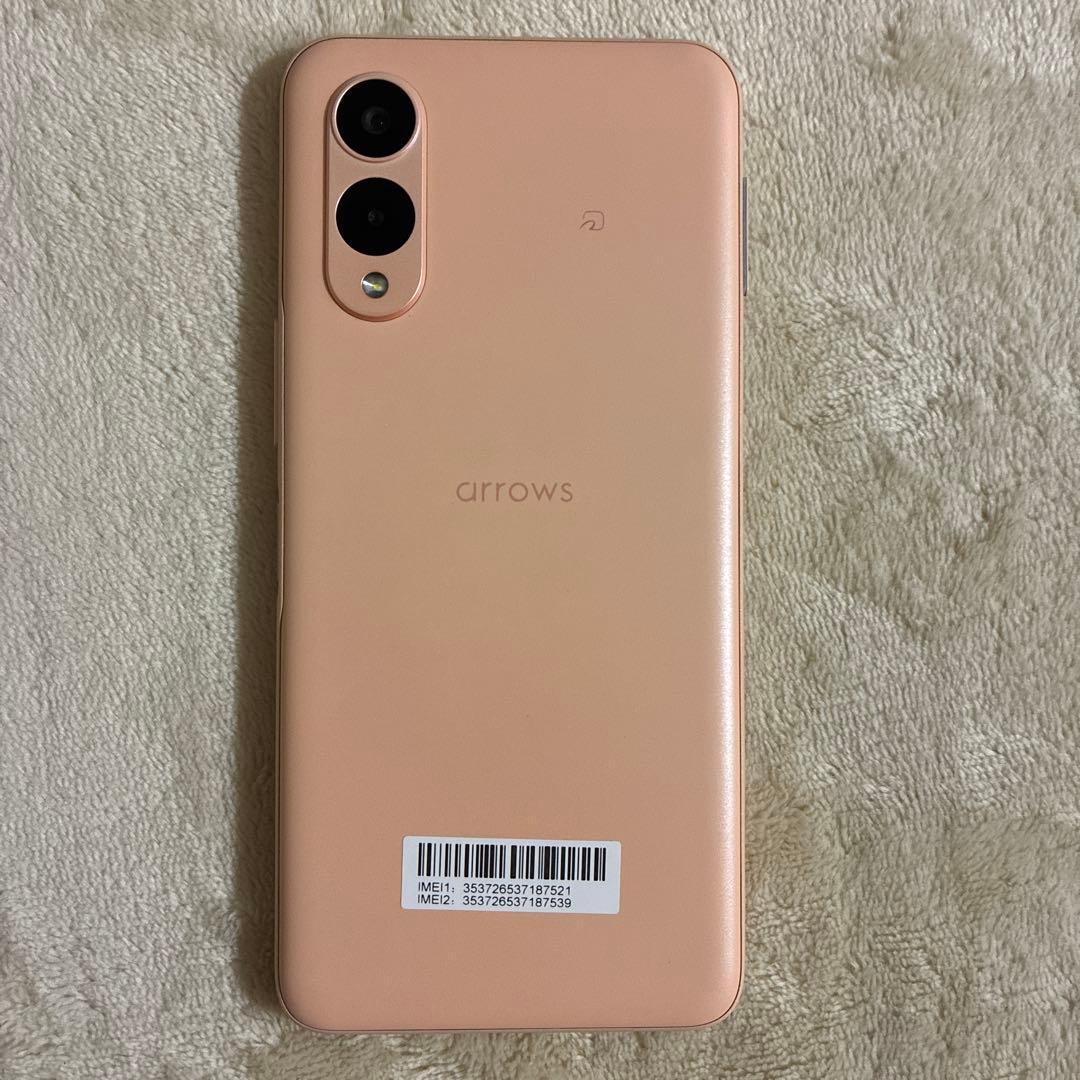 arrows スマートフォン 本体 ピンク