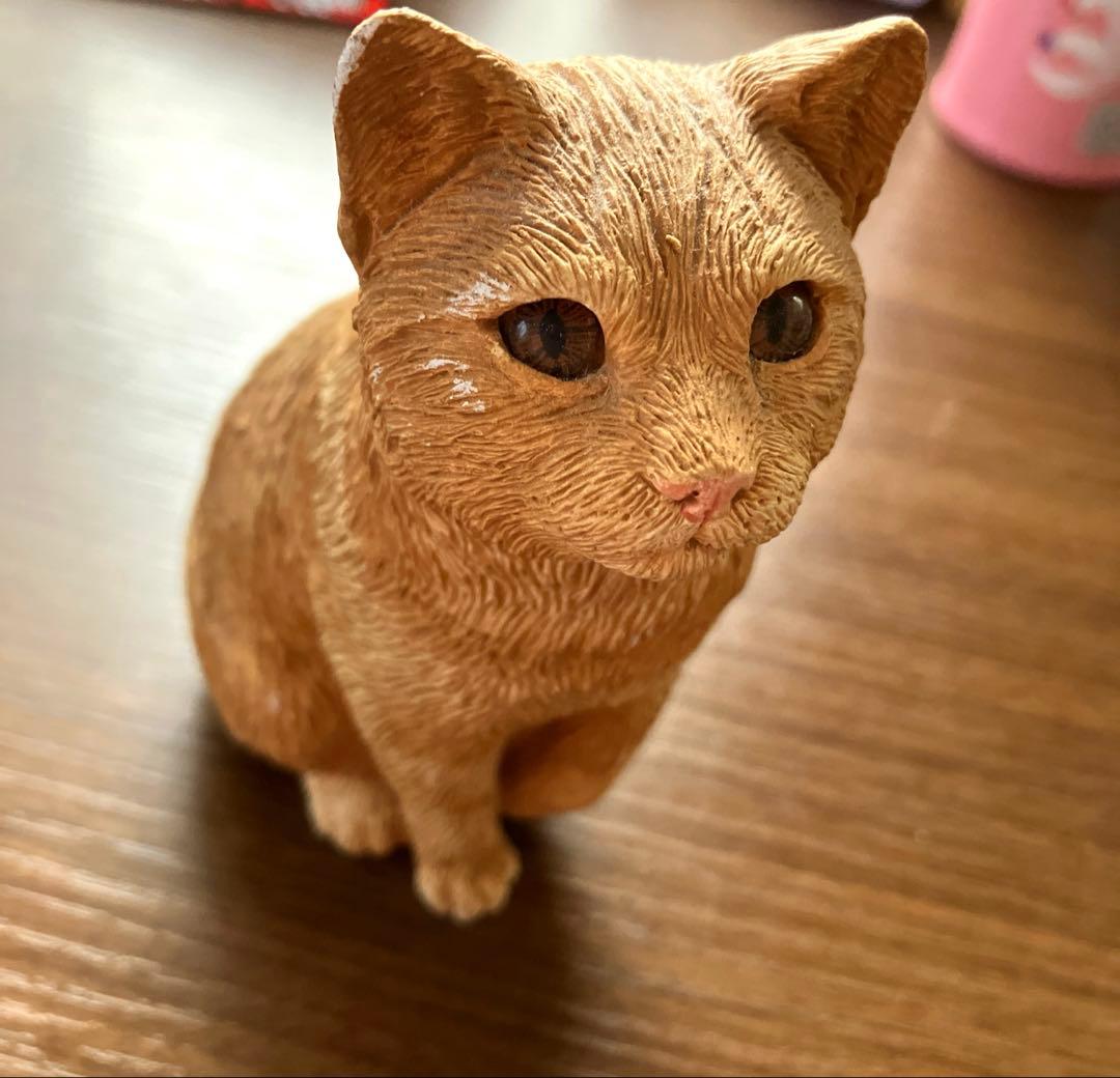 SANDICAST M750 タビー猫 置物