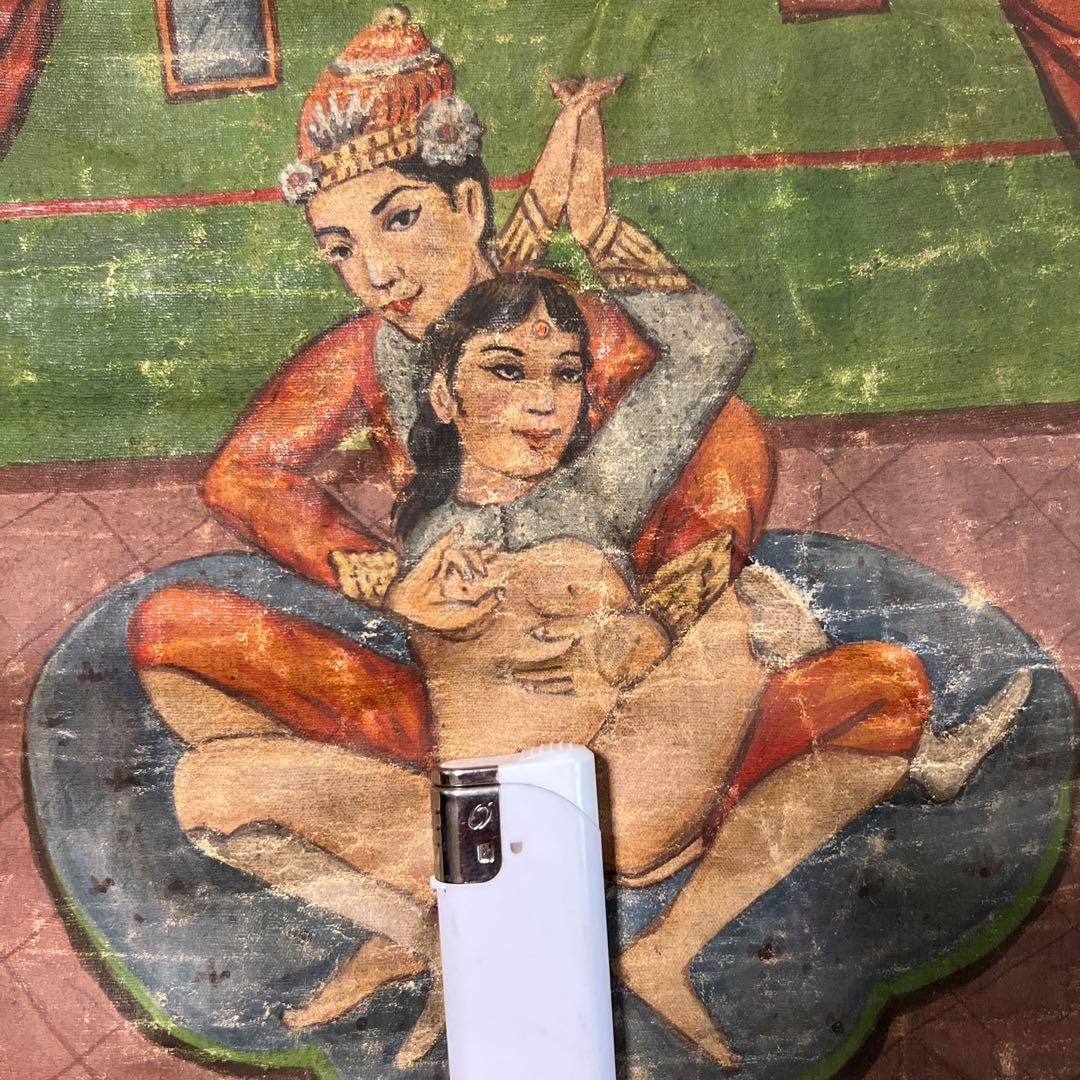 ネパール　春画　アンティーク