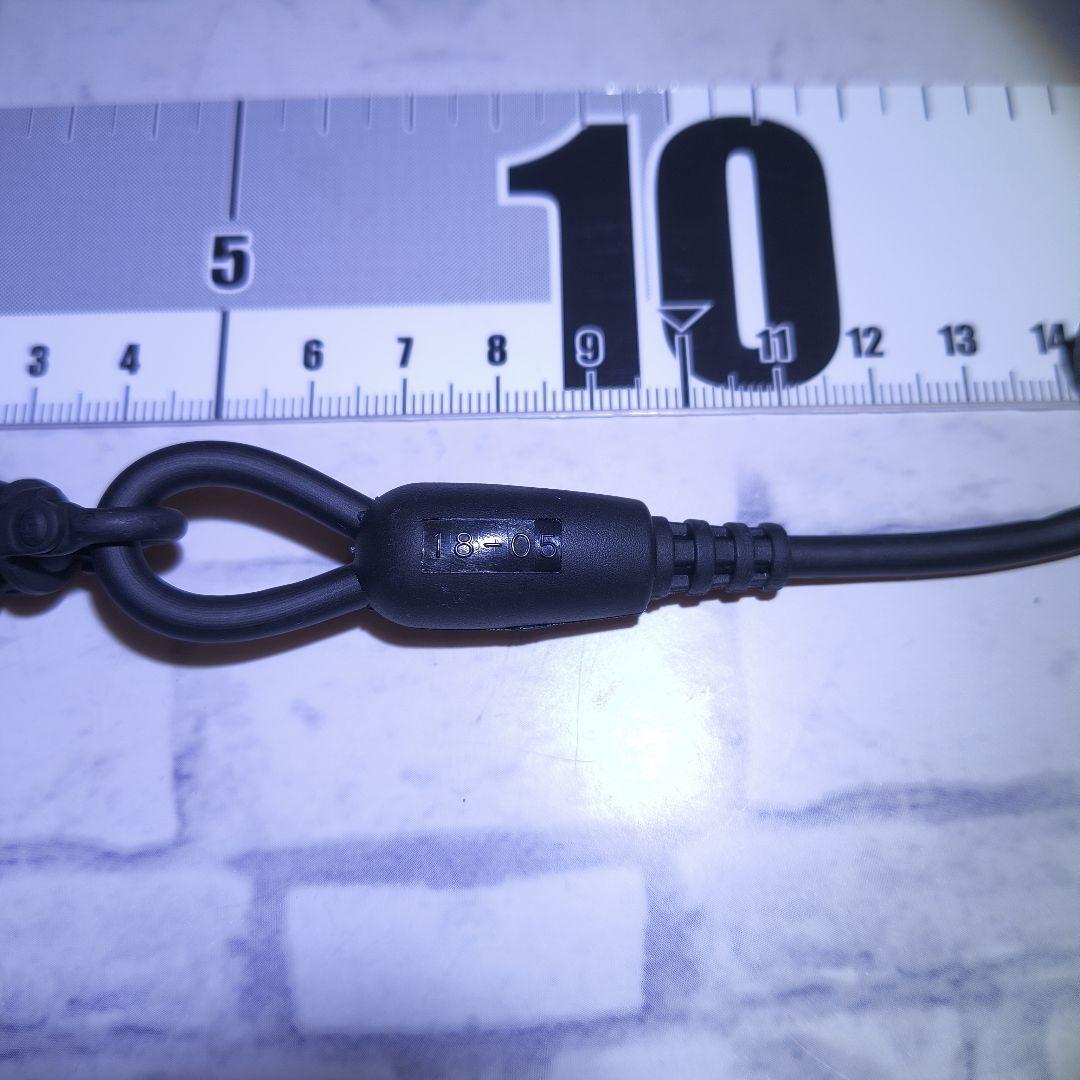 【新品未使用】大型 警察 カールコード 拳銃 ランヤード 吊り紐 1個