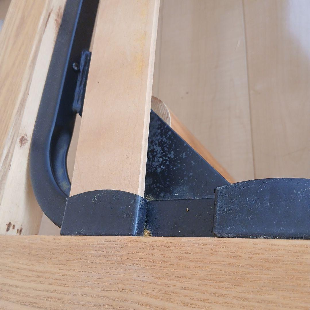 【送料込み】無印良品 ダブル ヘッドボード付き オーク材 ベッドフレーム