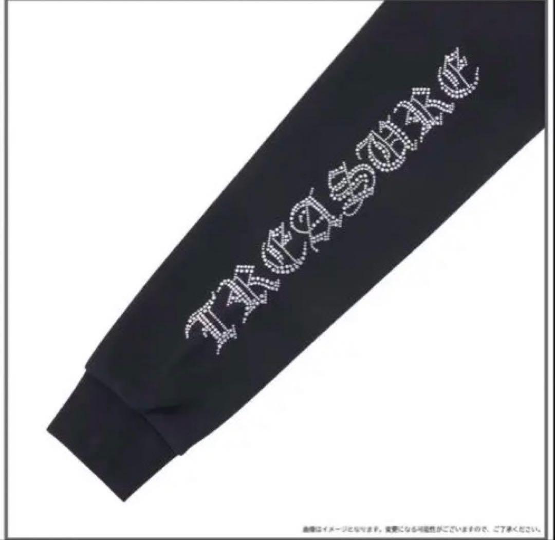 TREASURE ジップアップパーカー ブラック