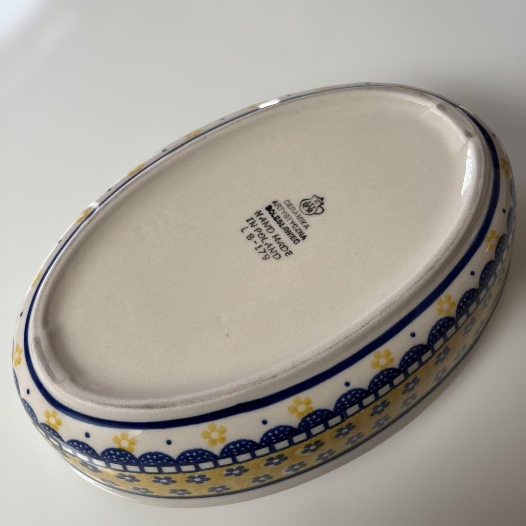 ポーリッシュポタリーオーバル・グラタン皿3点セット