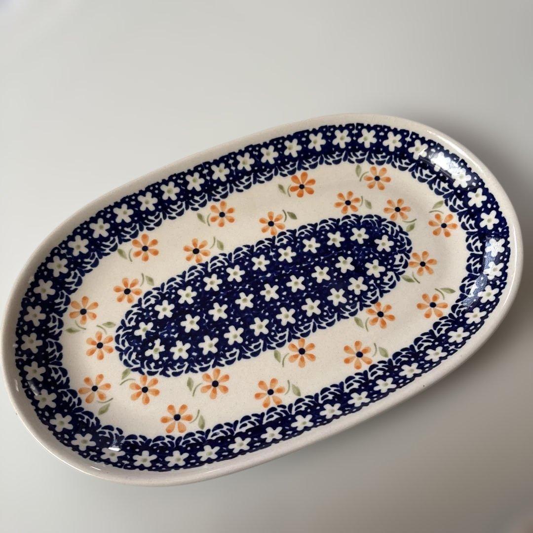 ポーリッシュポタリーオーバル・グラタン皿3点セット