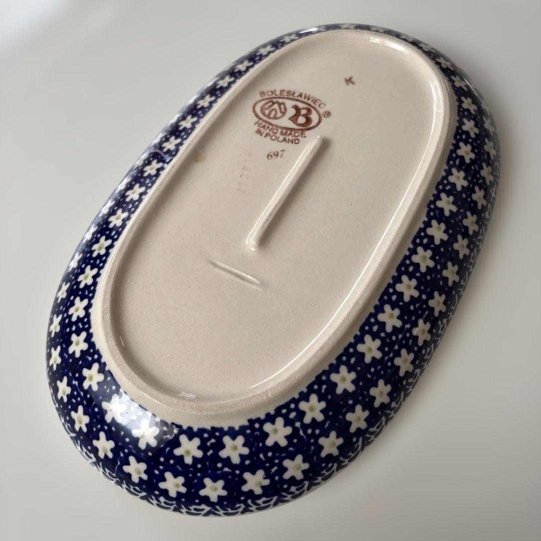 ポーリッシュポタリーオーバル・グラタン皿3点セット