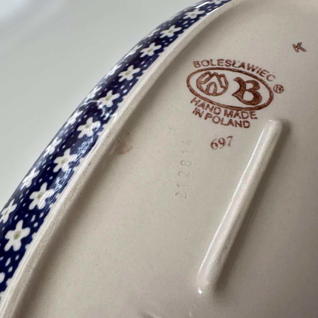 ポーリッシュポタリーオーバル・グラタン皿3点セット