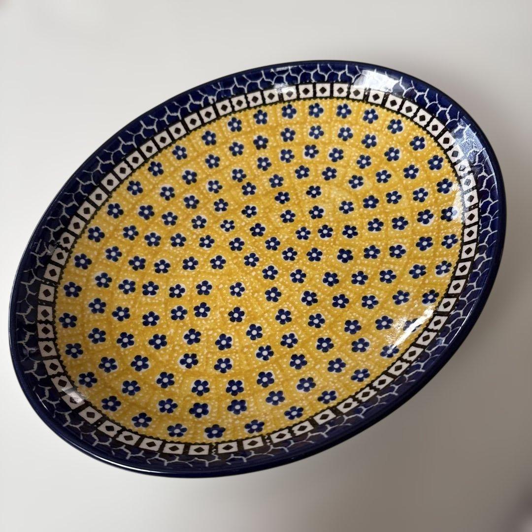 ポーリッシュポタリーオーバル・グラタン皿3点セット