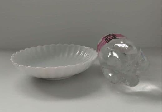 京都 たち吉 菊寿 白菊 菊割 白磁 菊割皿 中皿 深皿 銘々皿 五客揃