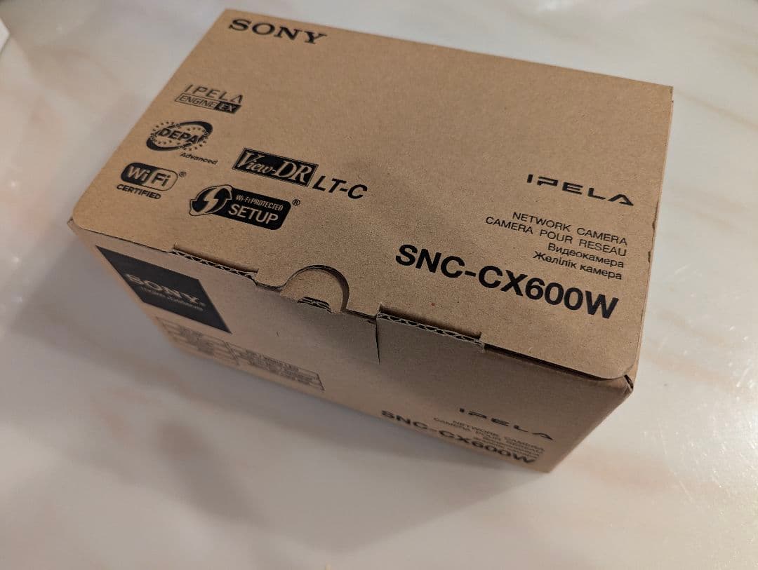 (新品)SONYオールインワンHD 無線ネットワークカメラ SNC-CX600W