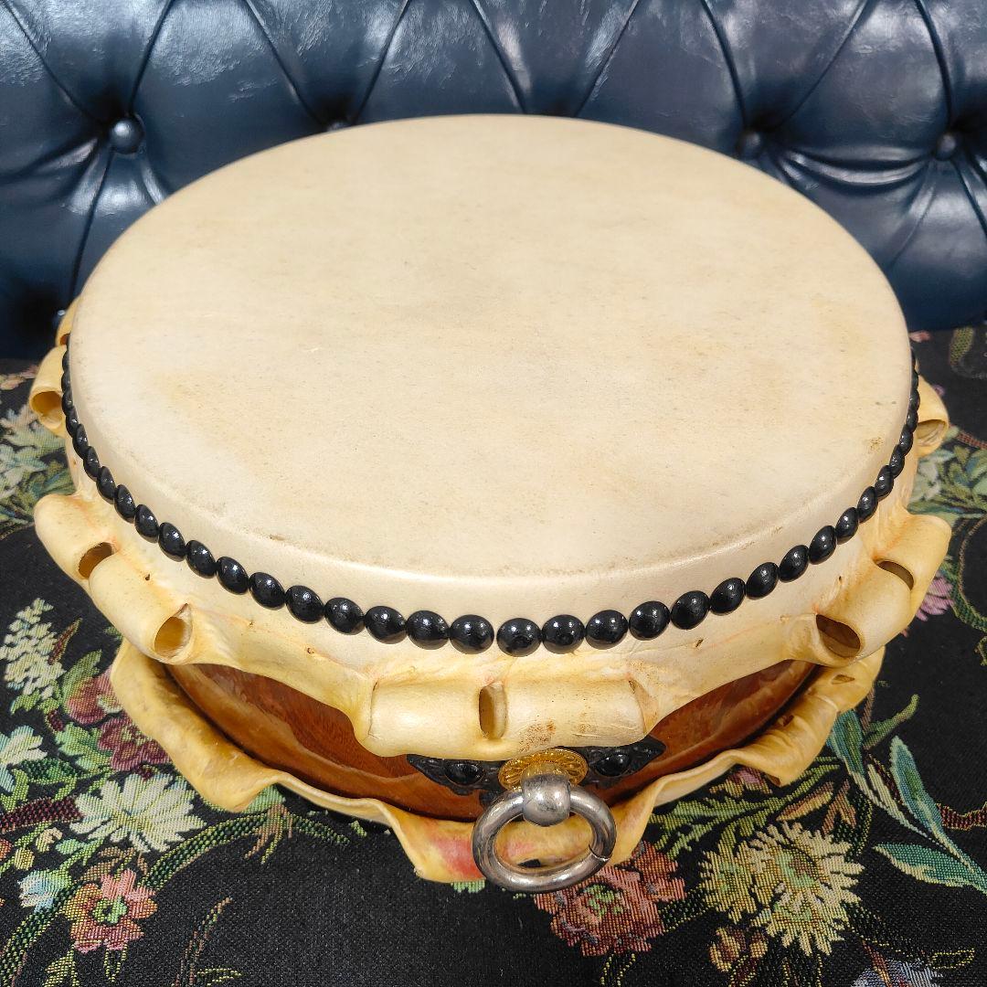 本格和太鼓 平太鼓 1尺 耳付 お祭り 民謡