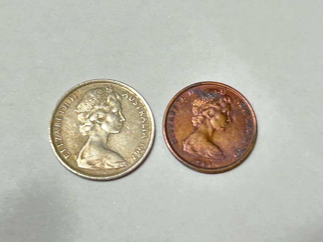 稀少1966 ～1997年 オーストラリアの貨幣10枚セット