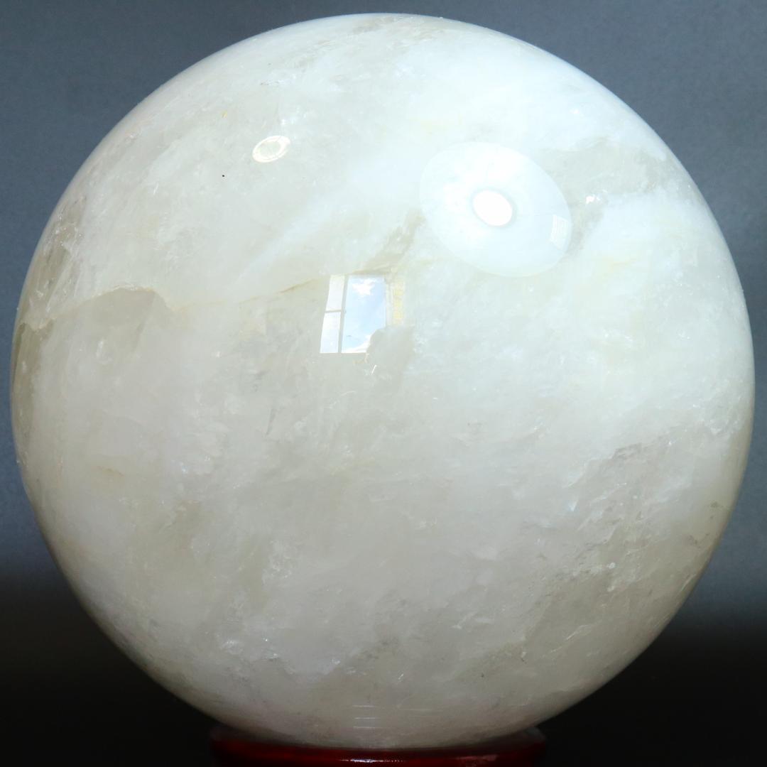 【本物保証】虹入り 水晶 丸玉 スフィア 7.6kg 天然石 クォーツ 送料無料