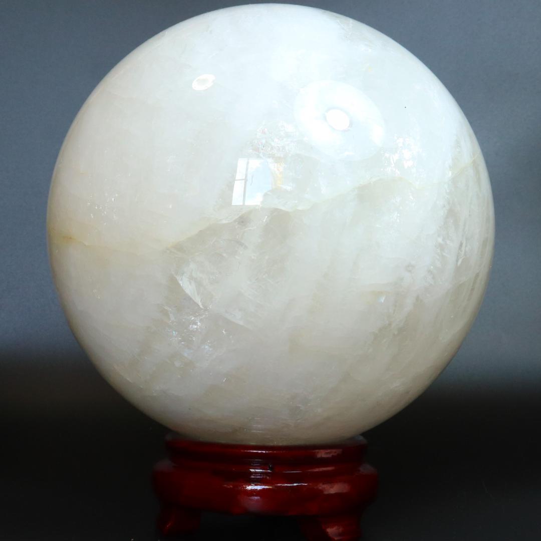 【本物保証】虹入り 水晶 丸玉 スフィア 7.6kg 天然石 クォーツ 送料無料