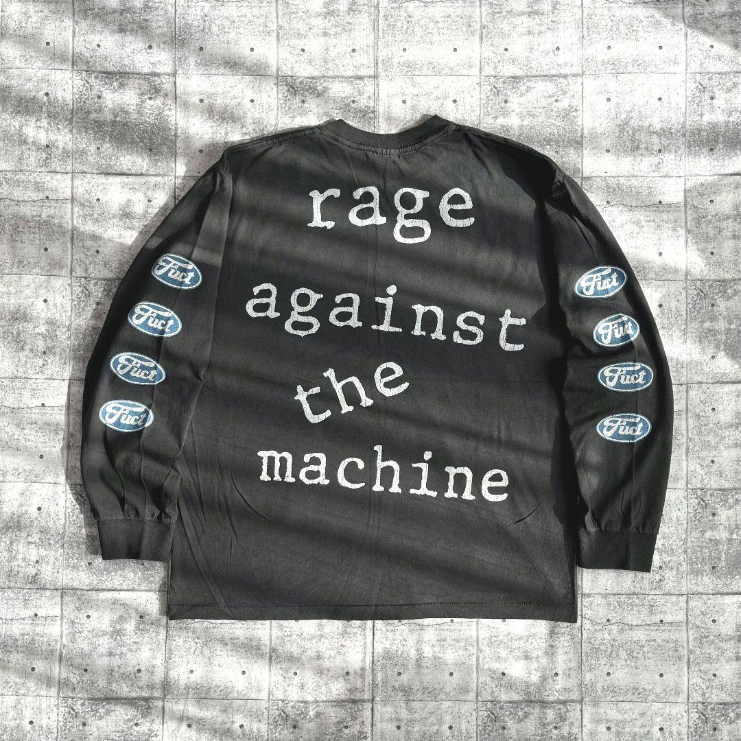Rage レイジアゲインストザマシーン × Fuct ロンT フォードロゴ XL