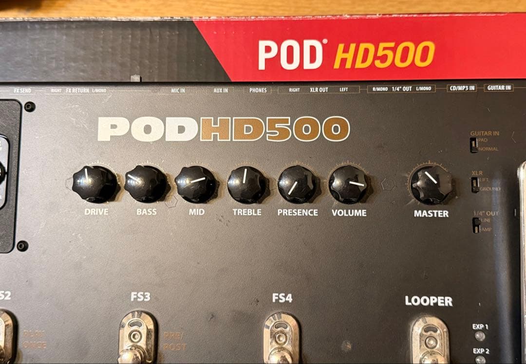 LINE6 POD HD500 ギター用マルチエフェクター/アンプシミュレータ