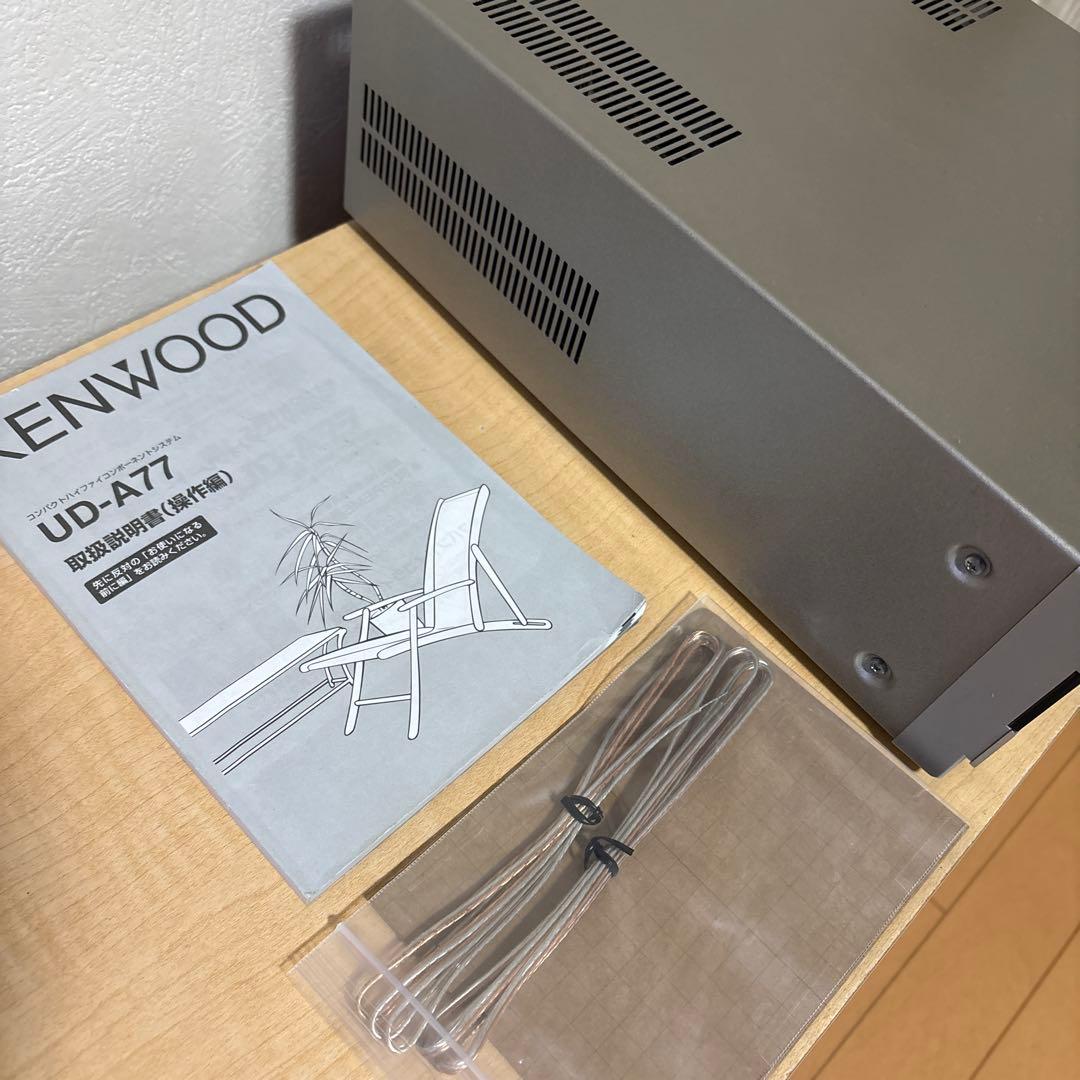 KENWOOD ケンウッド RD-UDA77　CD・MDデータ化　コンポ　取説付
