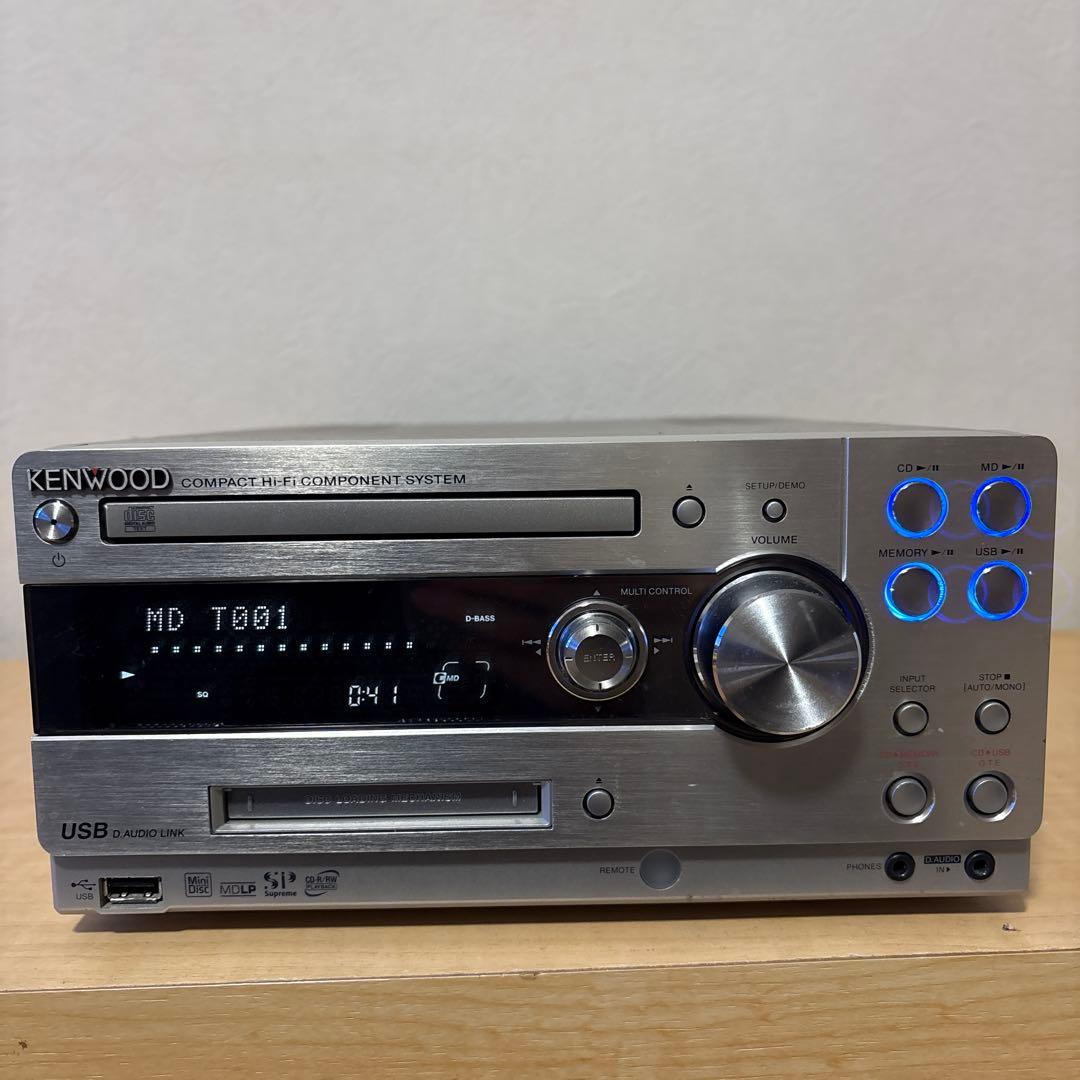 KENWOOD ケンウッド RD-UDA77　CD・MDデータ化　コンポ　取説付