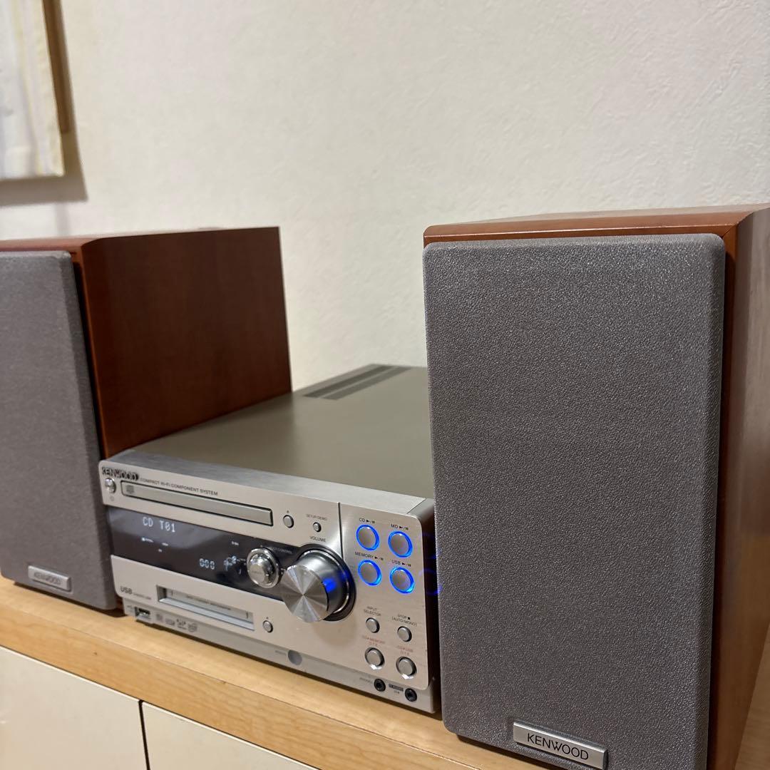 KENWOOD ケンウッド RD-UDA77　CD・MDデータ化　コンポ　取説付