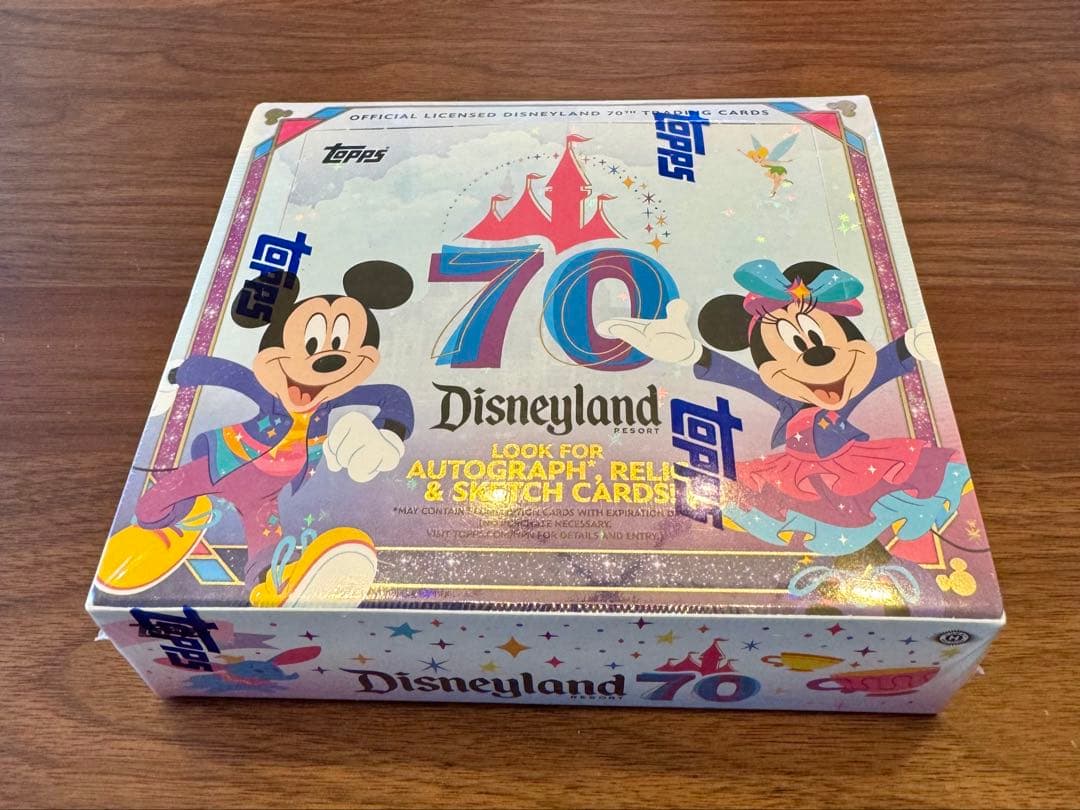 2025 トップス ディズニーランドパーク限定70周年記念 ボックス 日本未発売