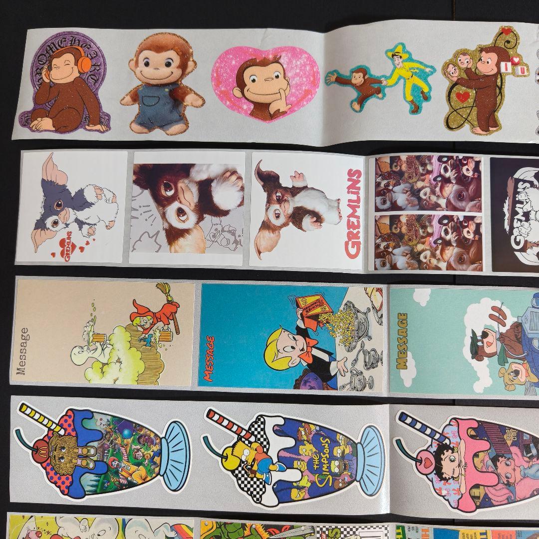 ⑧ アメステ ロール 切り売り シール シール交換 シール帳