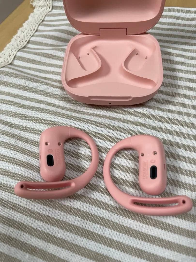 Shokz ワイヤレスイヤホン ピンク