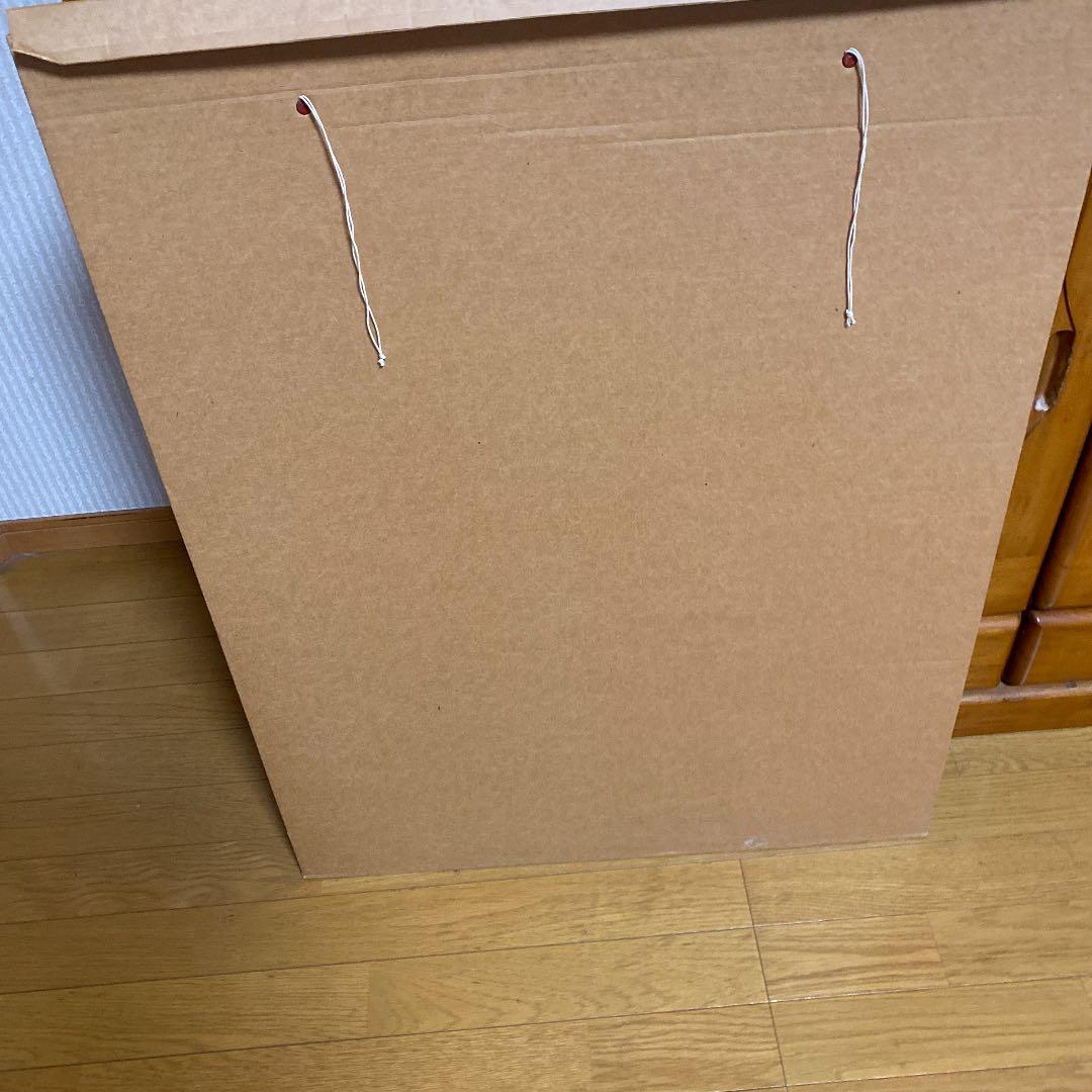 ボルドー水彩画　「静かな朝」箱付き