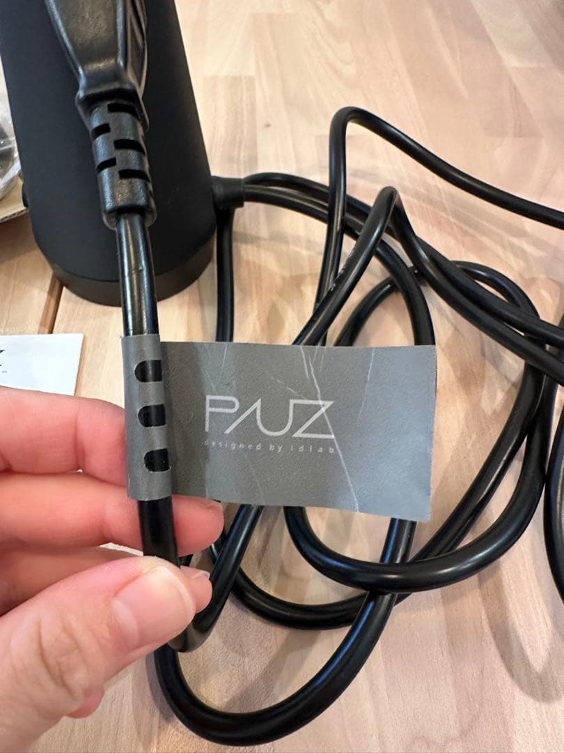 PAUZ コンパクトヘアドライヤー ブラック