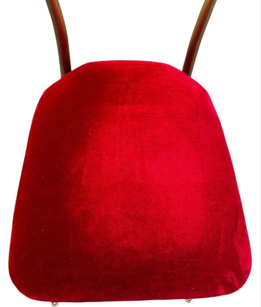 中古美品 Mae Bra アンティーク チェアレッドゴールド