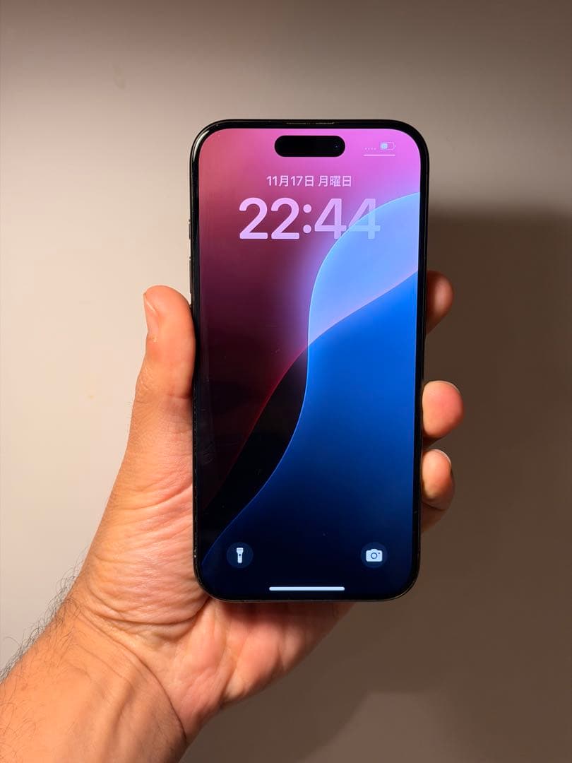 iPhone 15 Pro SIMフリー　ブラックチタニウム＋ケース+ フィルム