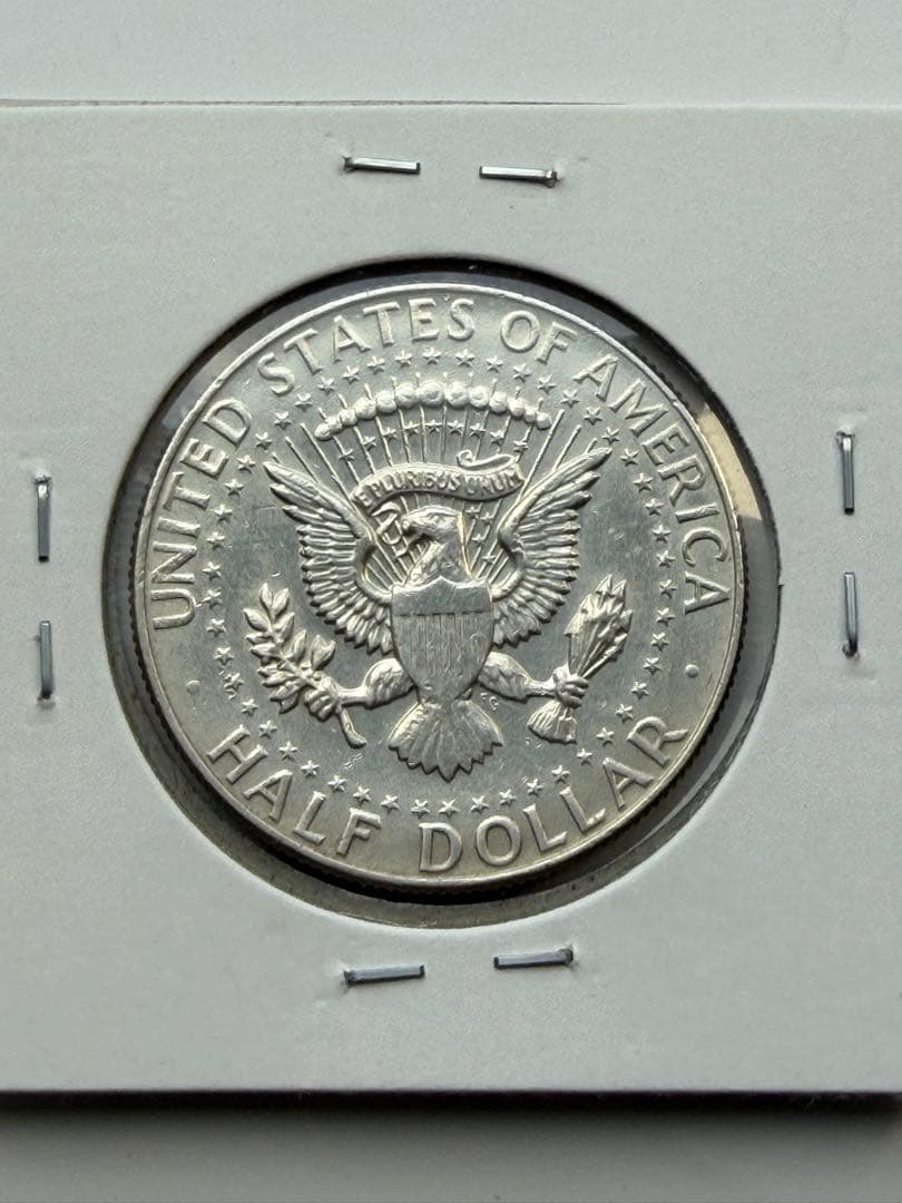 【1964年】ケネディハーフダラー銀貨1枚　フィラデルフィア鋳造