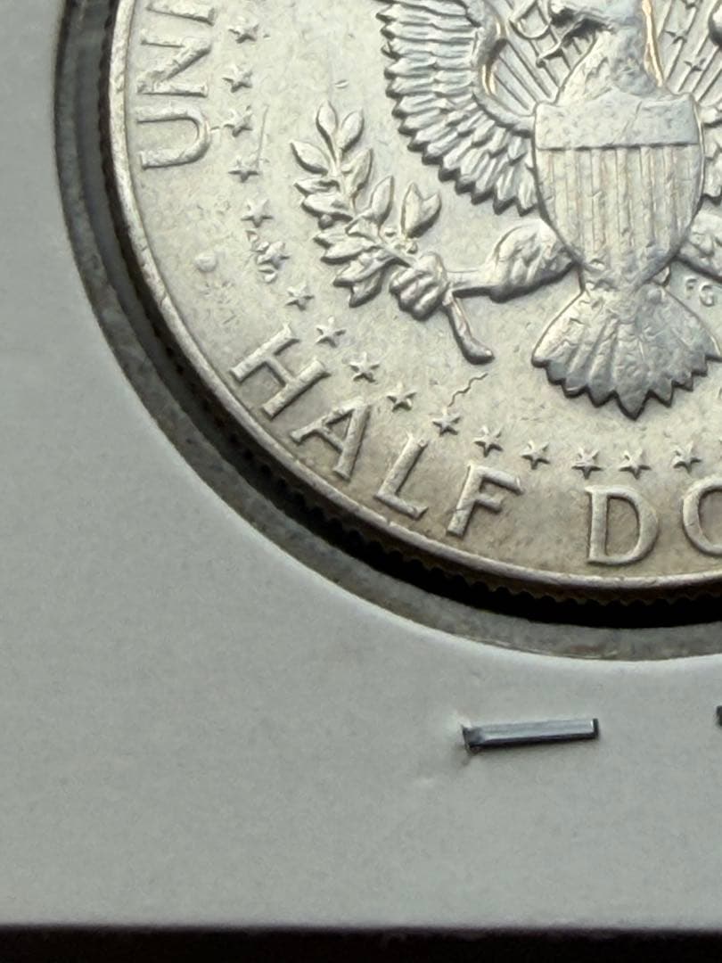 【1964年】ケネディハーフダラー銀貨1枚　フィラデルフィア鋳造