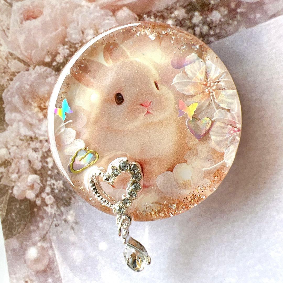 レジン ヘアゴム うさぎ No.957