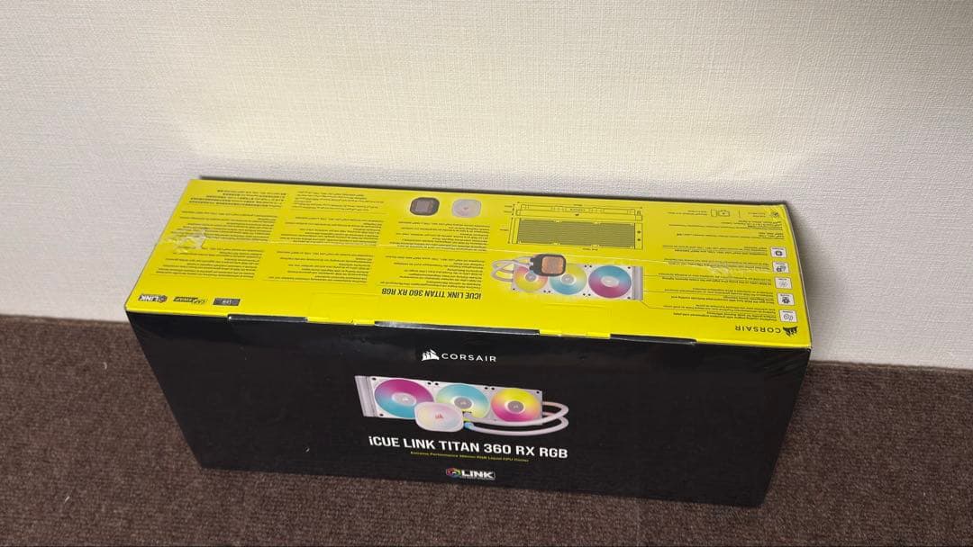 PC用ファン・クーラー CORSAIR iCUE LINK TITAN 360 RX RGB