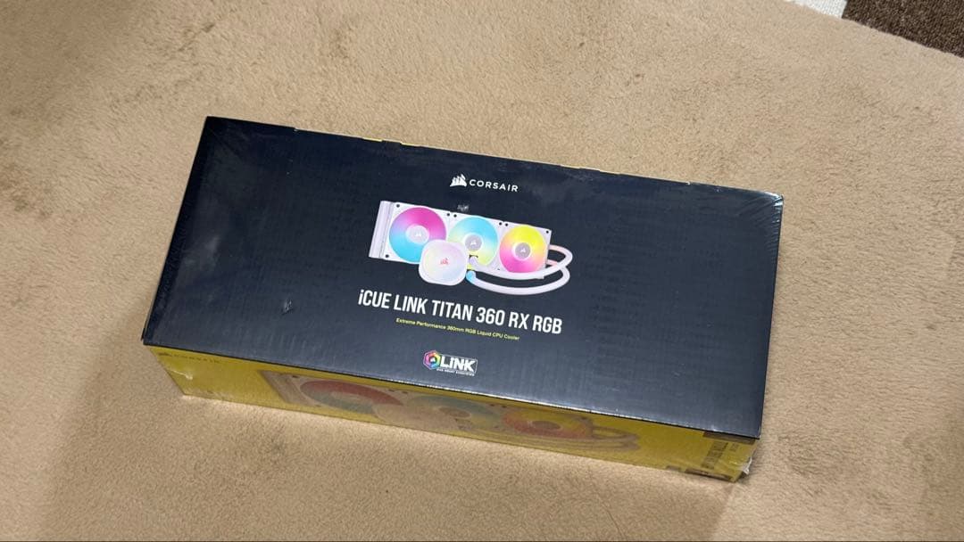 PC用ファン・クーラー CORSAIR iCUE LINK TITAN 360 RX RGB