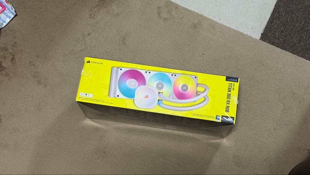 PC用ファン・クーラー CORSAIR iCUE LINK TITAN 360 RX RGB