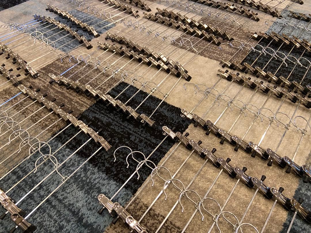 220本　パンツハンガー　ボトムハンガー　大量