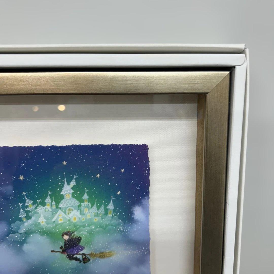 横山真弥　絵画　　魔女のおでかけ