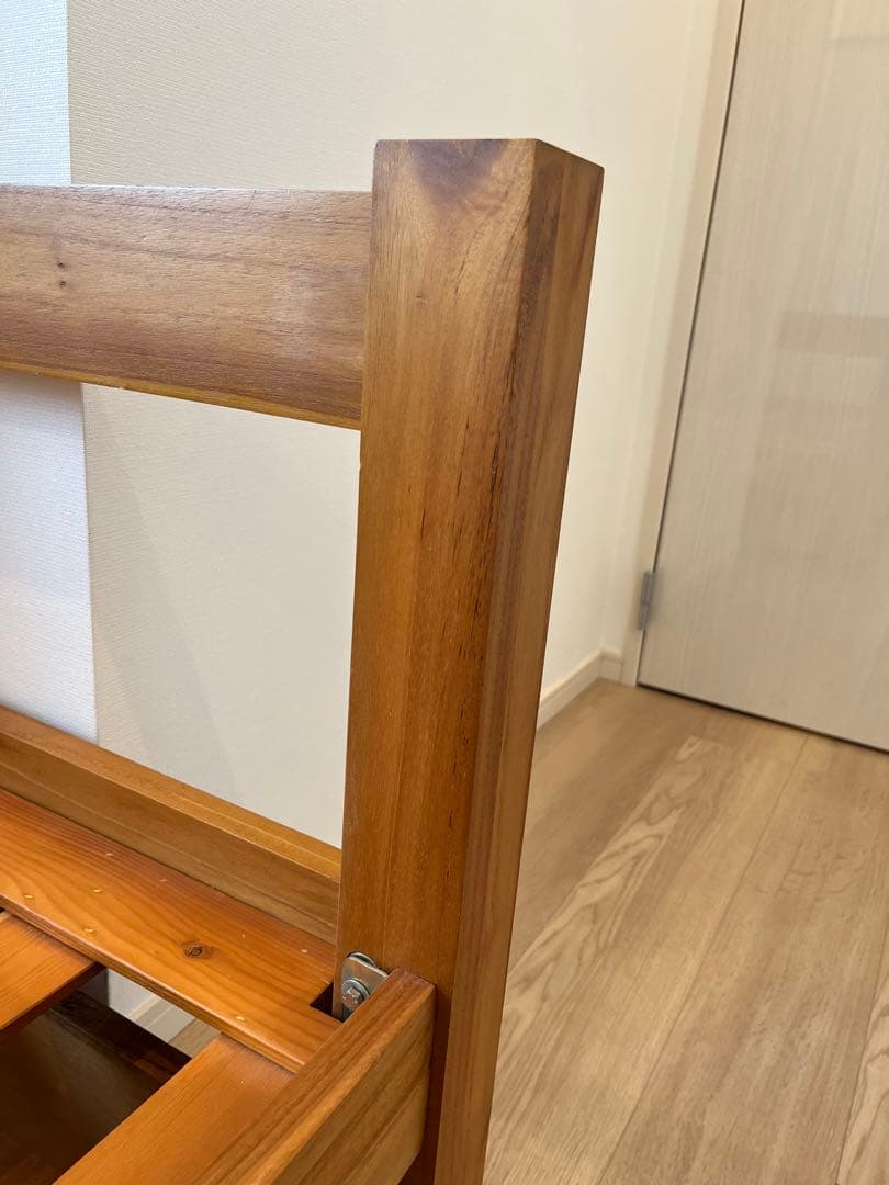 みっきー様 unico ウニコ　木製セミダブルベッドフレーム　引き出し付
