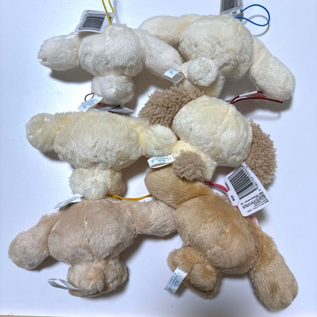 シナモロール　カフェカラーマスコット　6点セット