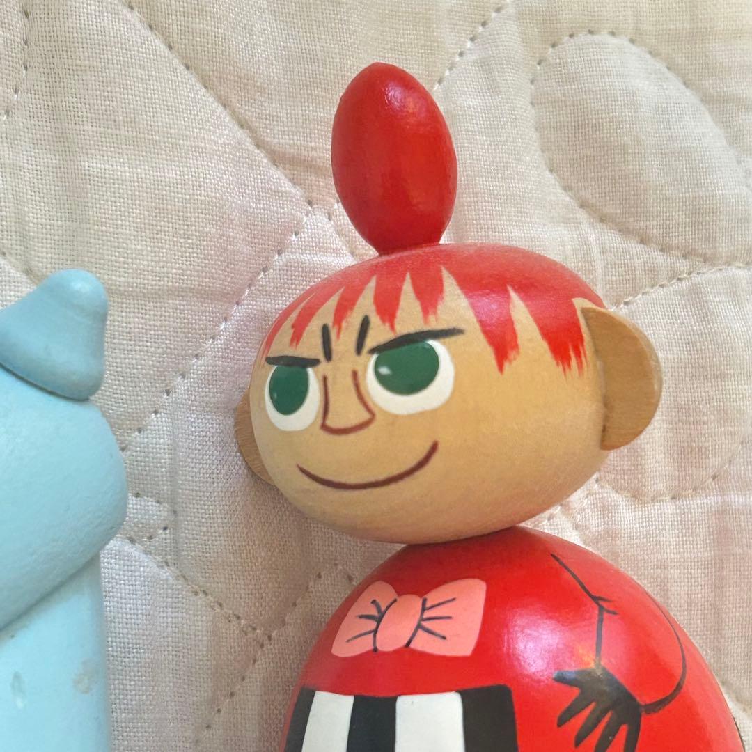 木製　ムーミン　プーレルット　ツボ押し　3点セット　リトルミイ　フローレン