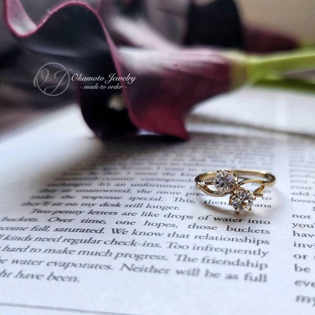 指輪・リング Deux Crown Ring.