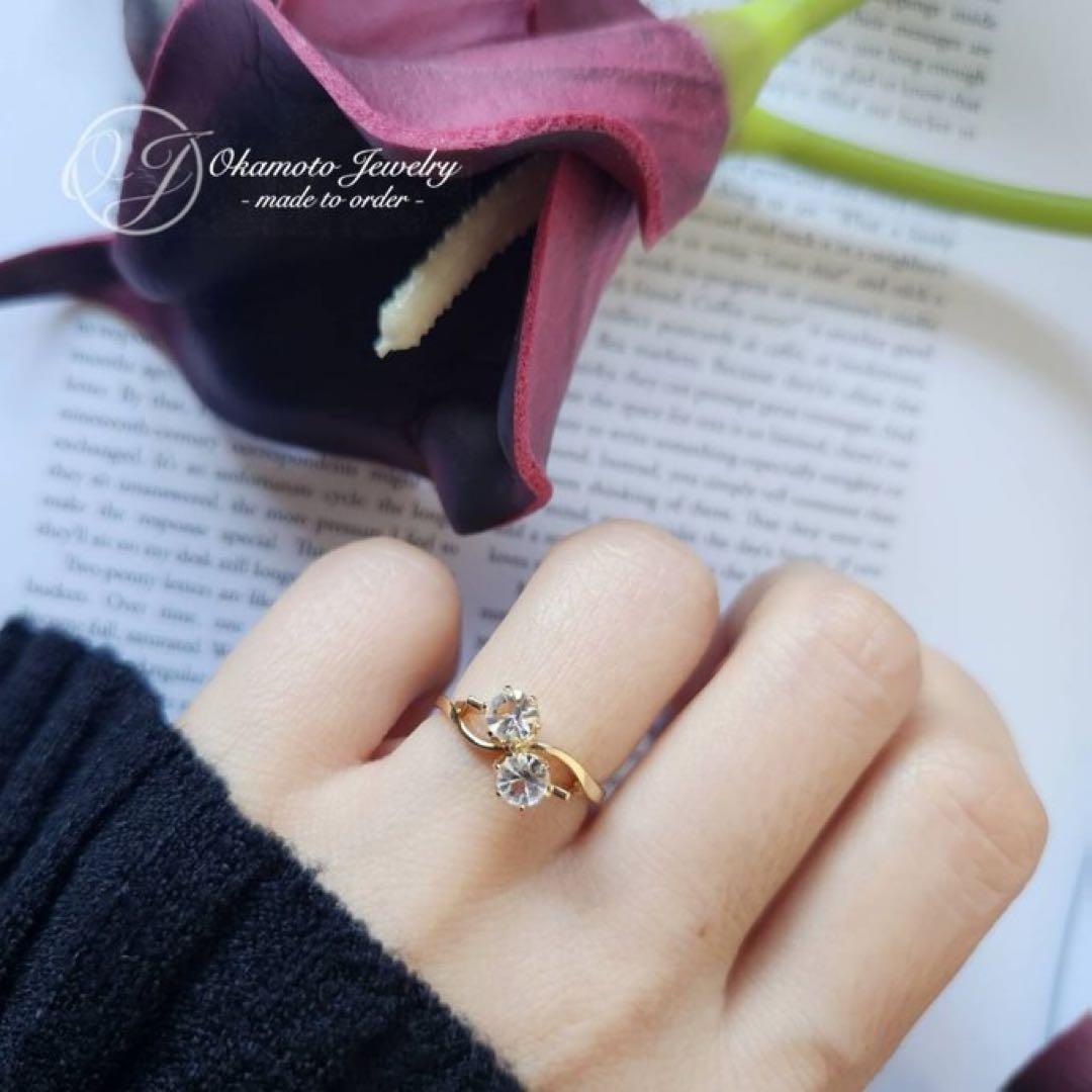 指輪・リング Deux Crown Ring.