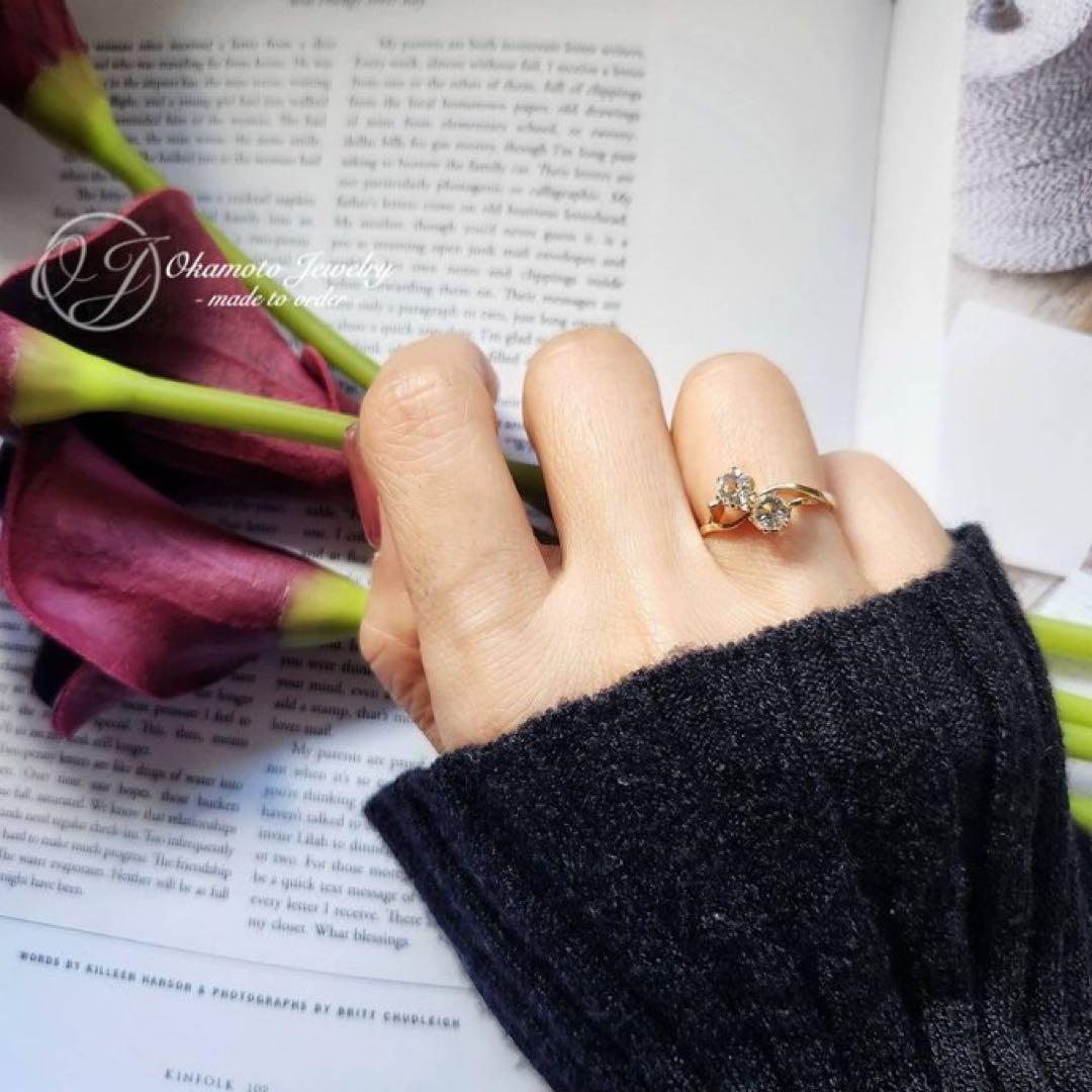 指輪・リング Deux Crown Ring.