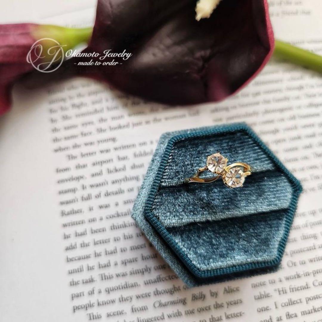 指輪・リング Deux Crown Ring.