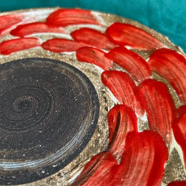 沖縄　やちむん　8.5寸皿　大皿　プレート　希少　入手困難