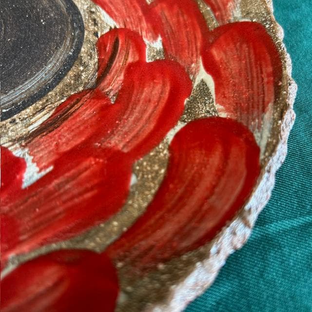 沖縄　やちむん　8.5寸皿　大皿　プレート　希少　入手困難