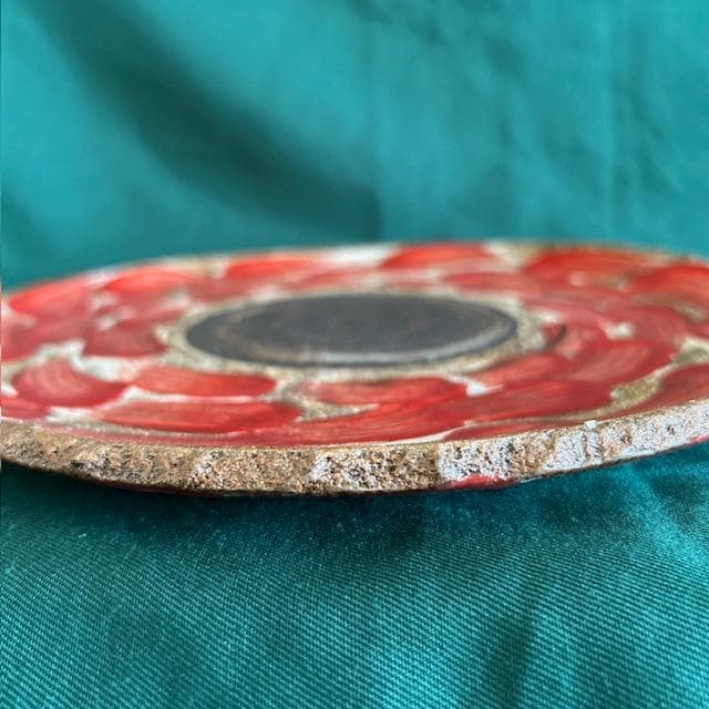 沖縄　やちむん　8.5寸皿　大皿　プレート　希少　入手困難